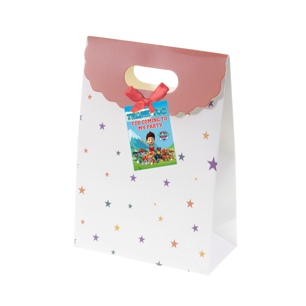 Paw Patrol Thank you Tags - 24Pcs (Non Customized)