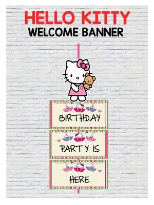 Jungle Theme Door / Welcome Banner (3ft) - (non customizable product)