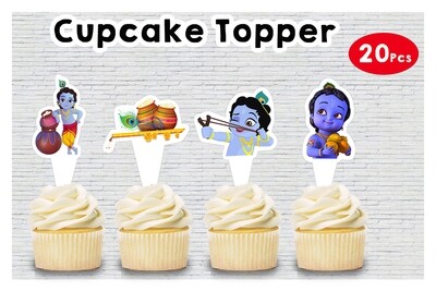 Little Krishna Cupcake Topper (20 Pcs)
