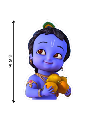 Little Krishna Theme Hangings / Danglers (12 Pcs) Non-Customised