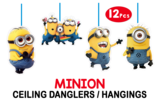 Minion Theme Hangings / Danglers #2 (12 Pcs)(Non Customised)