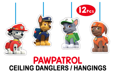 Paw Patrol Theme Hangings / Danglers #2 (12 Pcs)