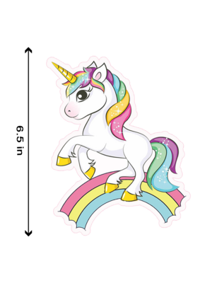 Unicorn Theme Hangings / Danglers (12 Pcs) Non-Customised