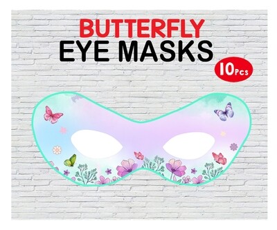 Butterfly Theme Eyemasks (10 Pcs)