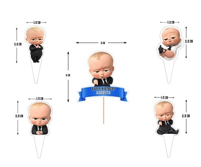 Boss Baby - Cake Topper Set 5Pcs