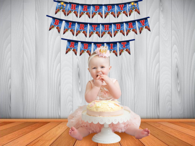 Sports Theme - Bunting Banner with Name