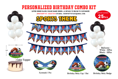 Sports Theme - Combo Kit 25Pcs