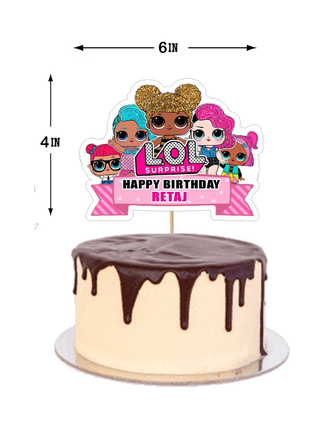 L O L - Cake Topper Set 5Pcs
