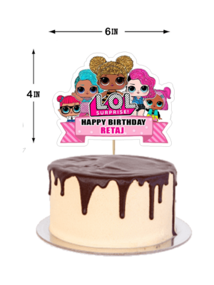L O L - Cake Topper Set 5Pcs
