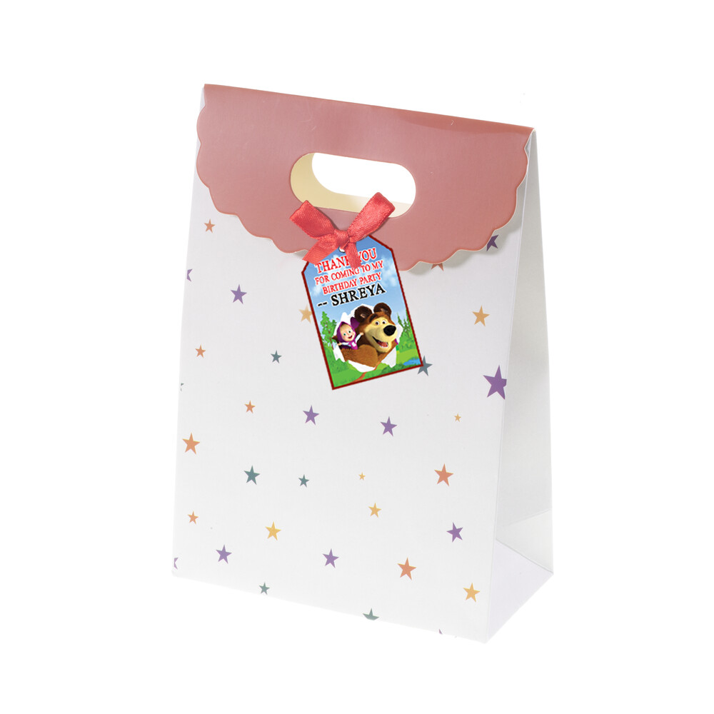 Masha Bear Thank you Tags (24 Pcs)