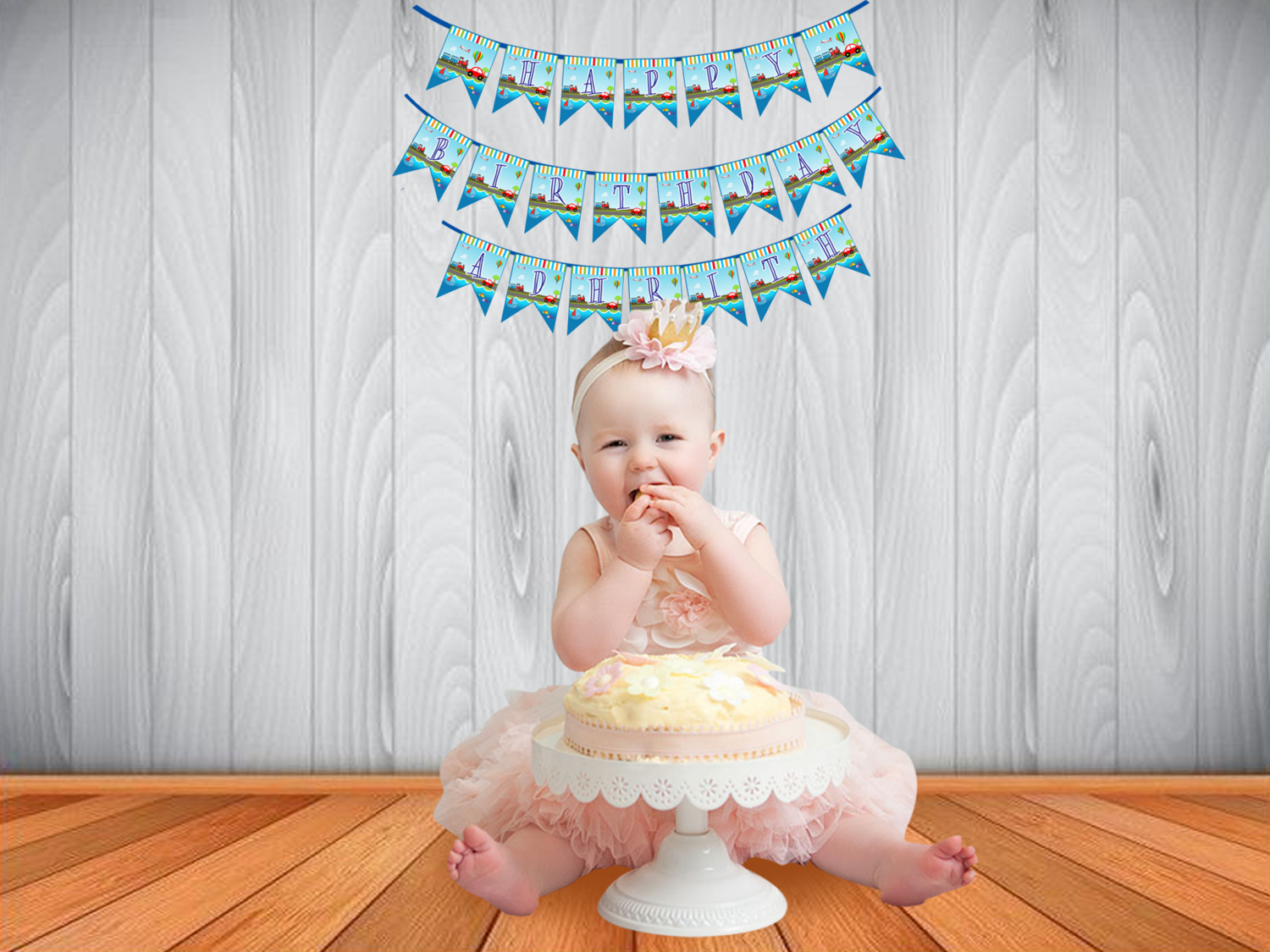 Transport - Bunting Banner with Name