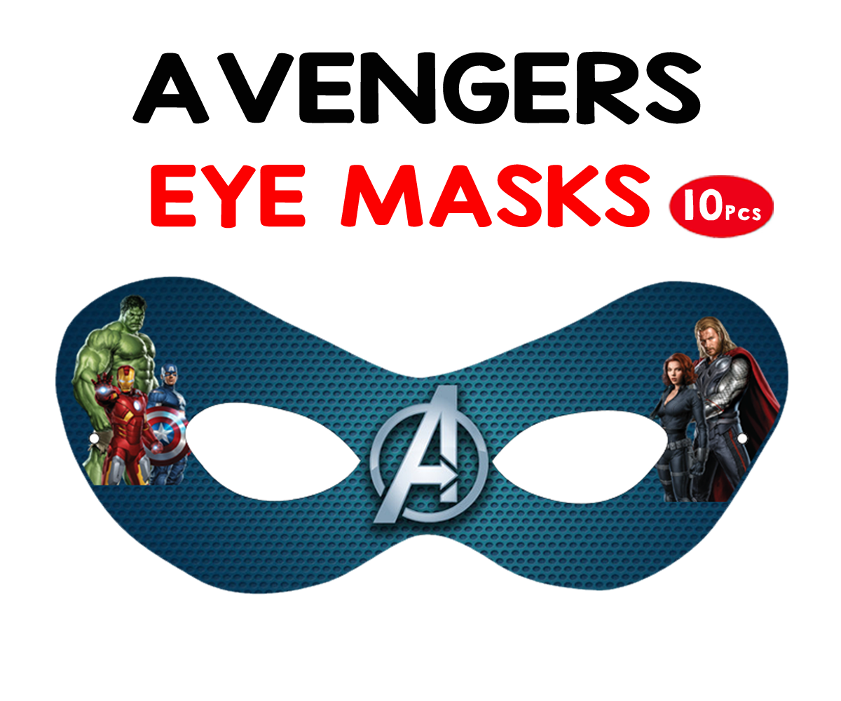 Avengers Theme Eyemasks (10 Pcs)
