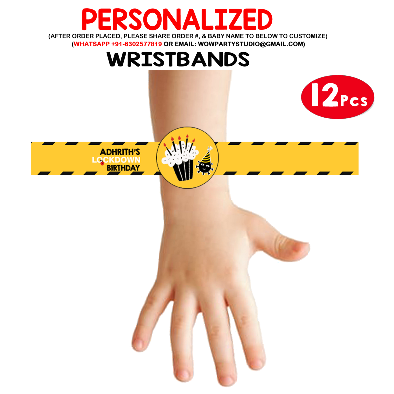 Quarantine  - Wristbands (12 Pcs)