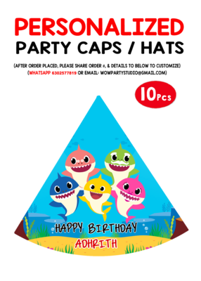 Baby Shark Theme - Birthday Party Combo Kit-100Pcs