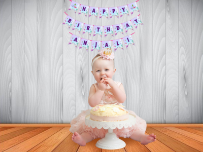 Butterfly Bunting Banner with Name
