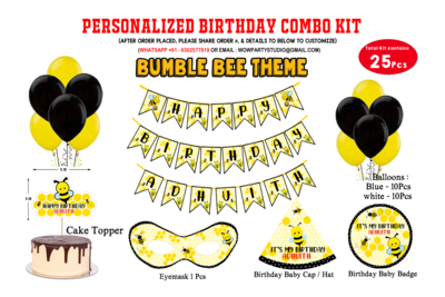 Honey Bee Theme - Combo Kit 25Pcs