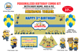 Minion Theme - Combo Kit 37Pcs