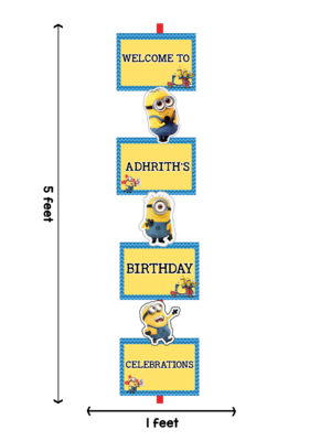 Minion - Door / Welcome Banner (5ft)