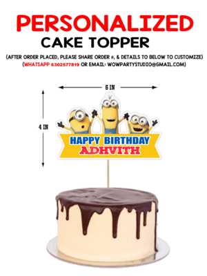 Minion - Cake Topper Combo