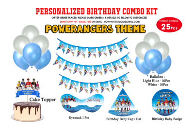 Power Rangers Theme - Combo Kit 25Pcs