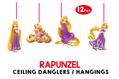 Rapunzel Hangings / Danglers #2 (12 Pcs) (non-persnolised)