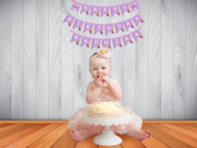 Rapunzel Bunting Banner with Name