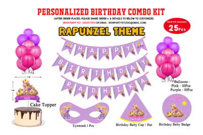Rapunzel Theme - Combo Kit 25Pcs