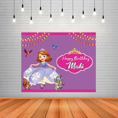 Sofia Backdrop / Background Banner (4ft x 5ft)