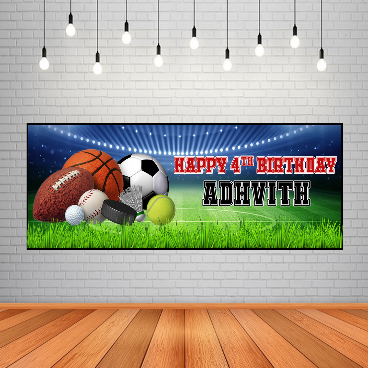 Sports Backdrop / Background Banner (2ft x 5ft)
