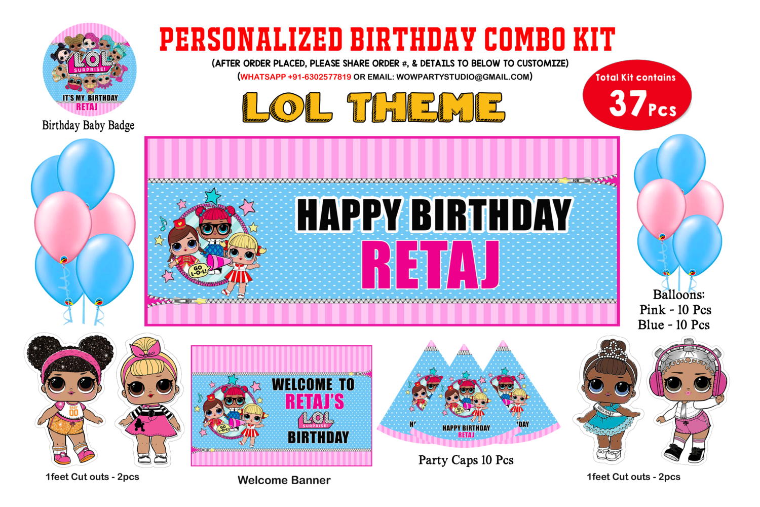 L O L Theme - Combo Kit 37Pcs