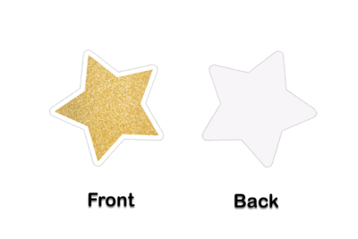 Twinkle Star Theme Hangings / Danglers (12 Pcs)  Non-Customised