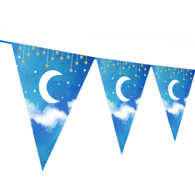 Twinkle Star-Boy - pennant / Flag Bunting Banner (10ft)