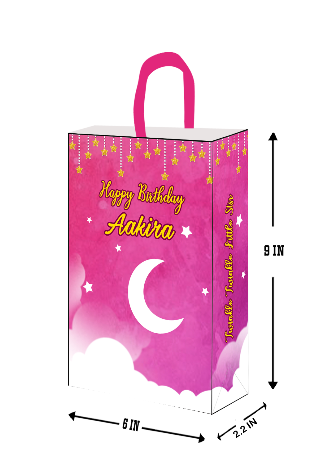 Twinkle Star-Girl Theme - Gift Bag Medium (10 Pcs)