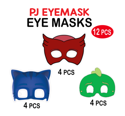 PJ Masks Theme Special Eyemasks (12 Pcs)