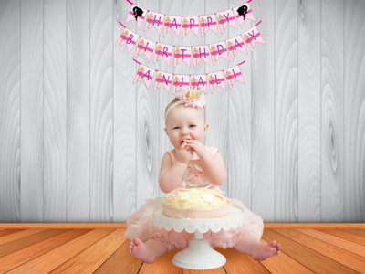 Barbie Bunting Banner with Name
