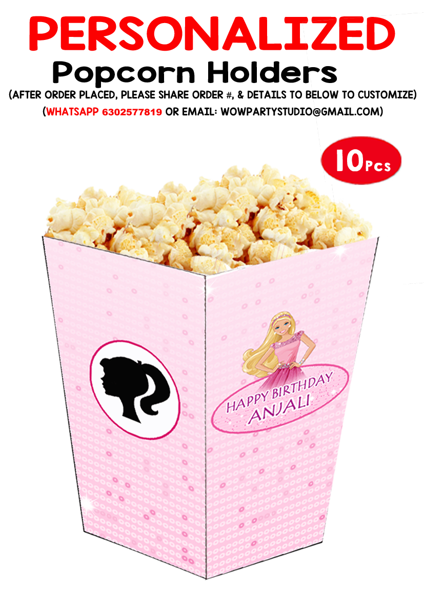 Barbie - Popcorn Boxes (10 Pcs)