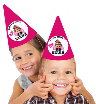 Boss Baby Girl Party Caps / Hats (10 Pcs)