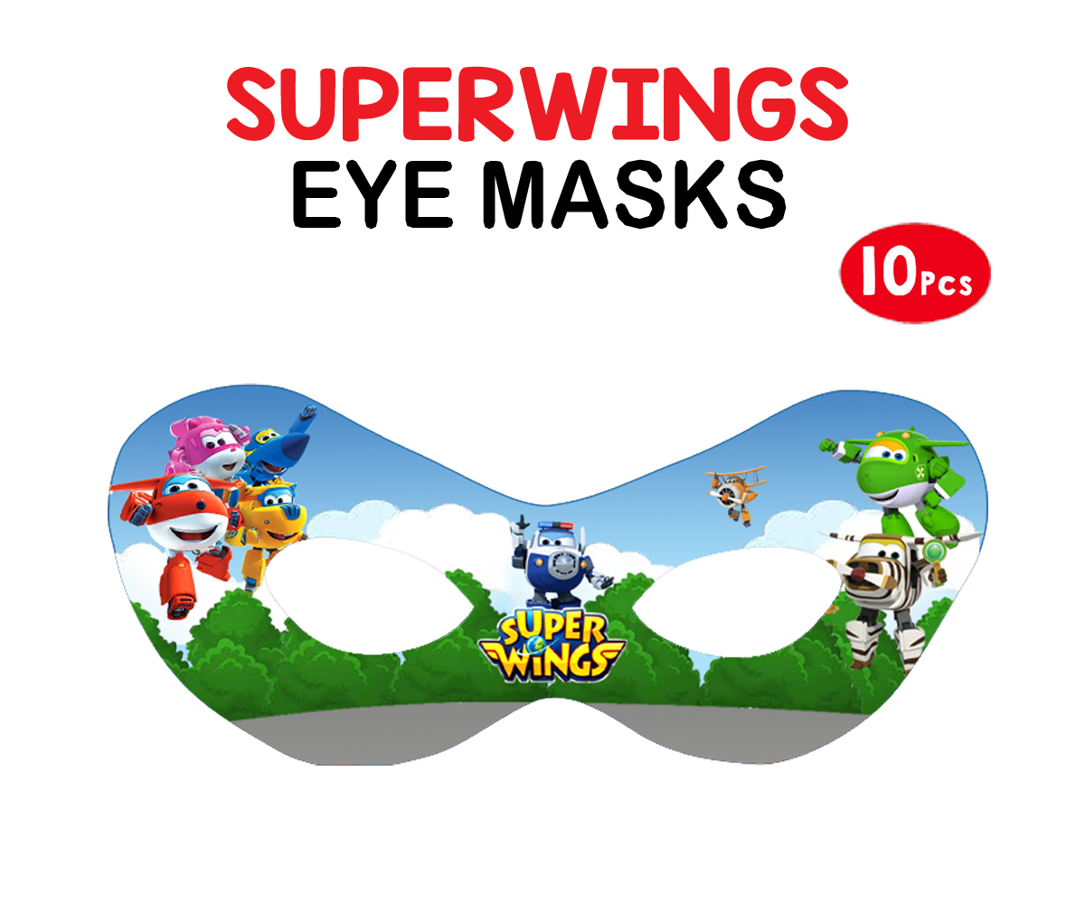Super Wings Theme Eyemasks (10 Pcs)