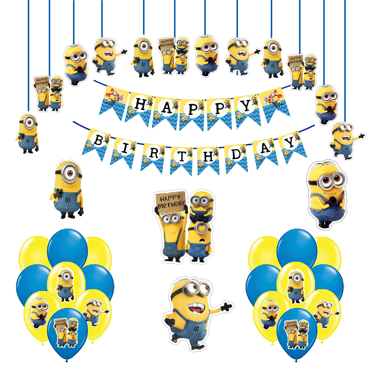 Minion Theme - Combo Kit 45Pcs (Non Personalized)