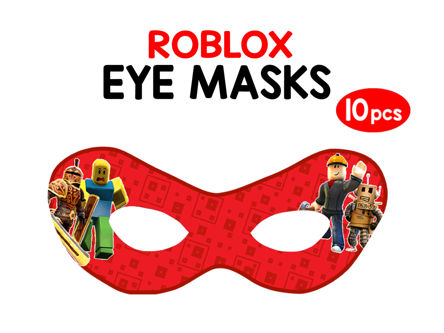 Roblox Theme Eyemasks (10 Pcs)