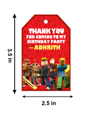 Roblox Thank you Tags (24 Pcs)