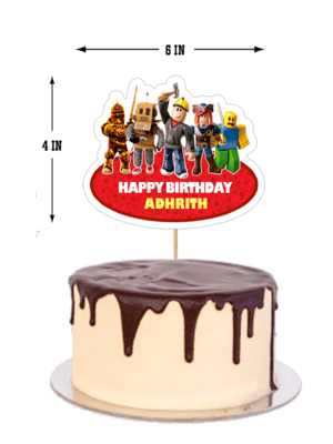 Roblox Theme - Cake Topper Combo