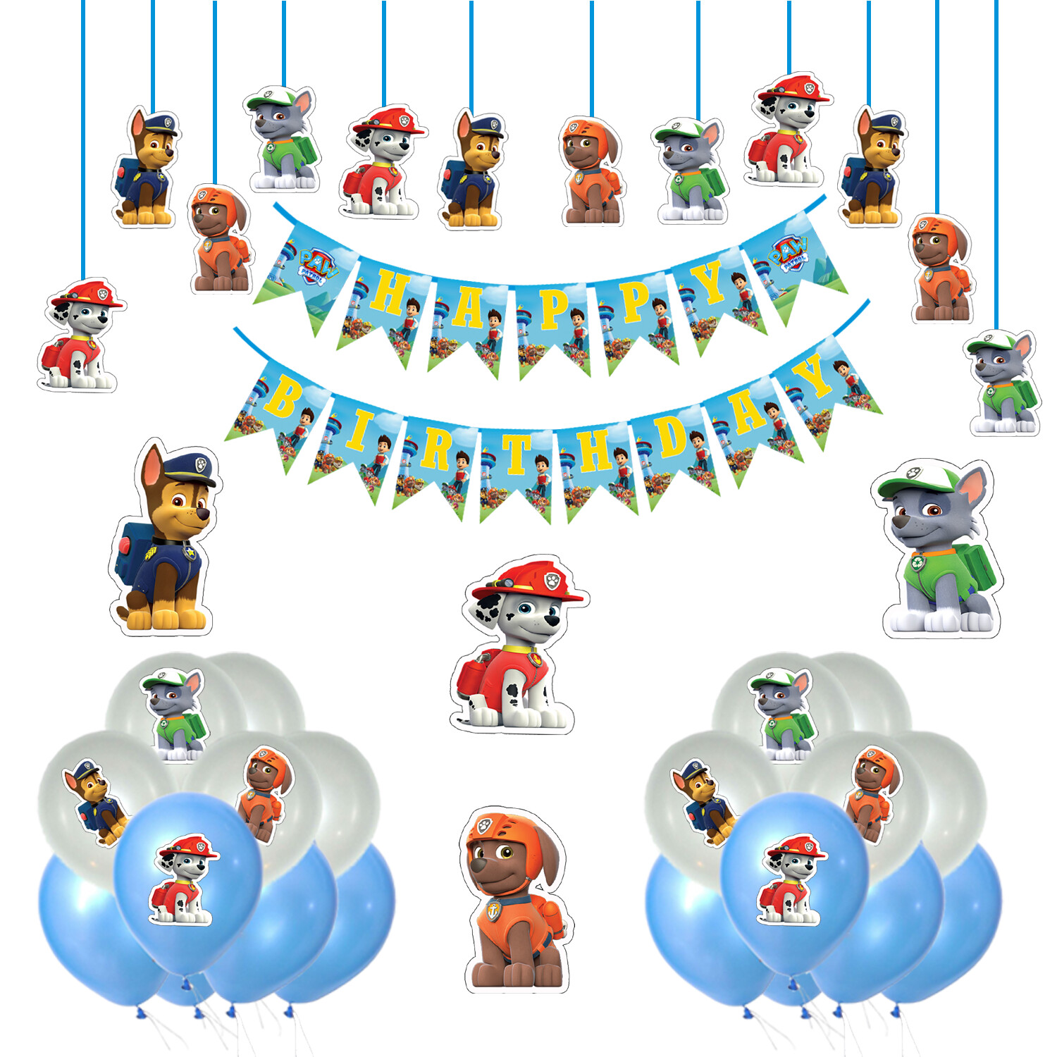 Paw Patrol Theme - Combo Kit 45Pcs (Non Personalized)