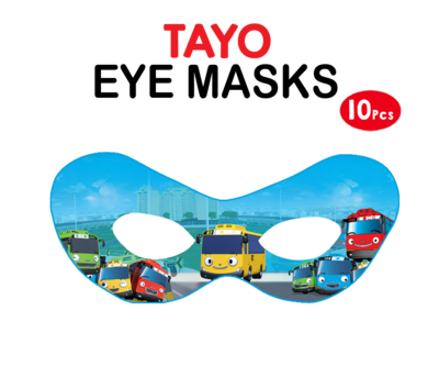 Tayo Bus Theme Eyemasks (10 Pcs)