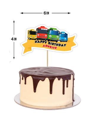 Tayo Bus - Cake Topper Combo