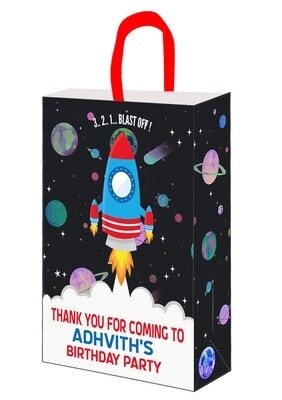 Space Theme - Gift Bag Medium (10 Pcs)