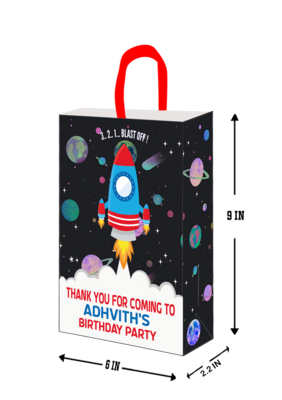 Space Theme - Gift Bag Medium (10 Pcs)
