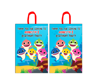 Baby Shark Gift Bag - Medium (10 Pcs)