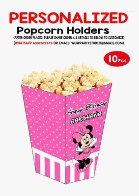 Minnie - Popcorn Boxes (10 Pcs)
