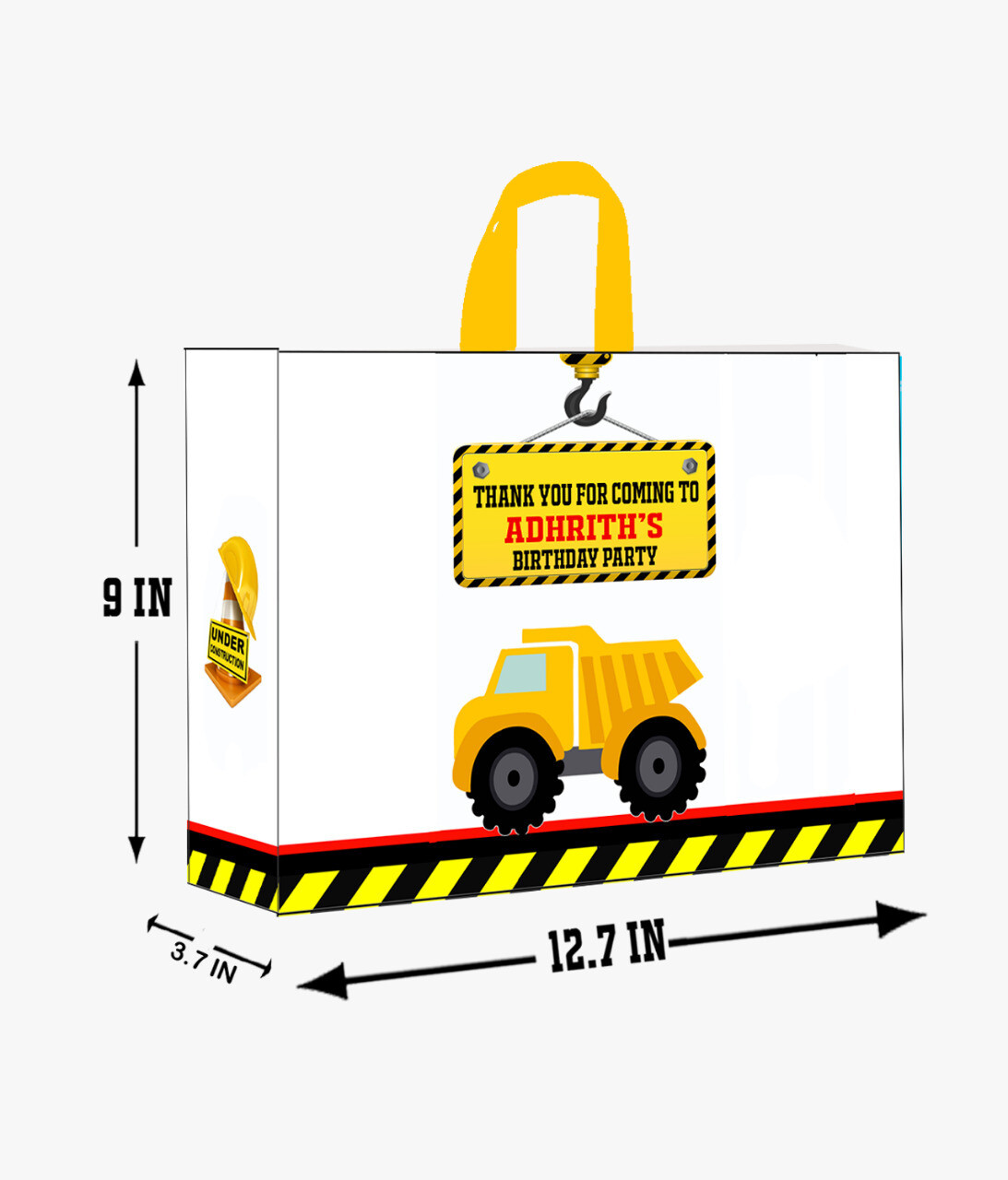Construction Theme Gift Bag - Large (10 Pcs)